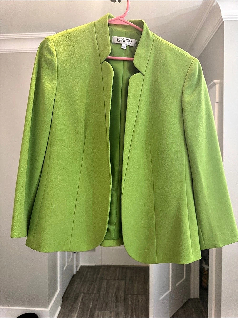 Kasper Women's Green Blazer Size 8 Like New